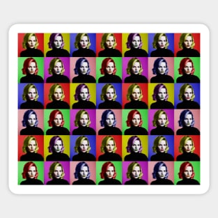 Jennifer Morrison - Monroe/Warhol inspiration Sticker